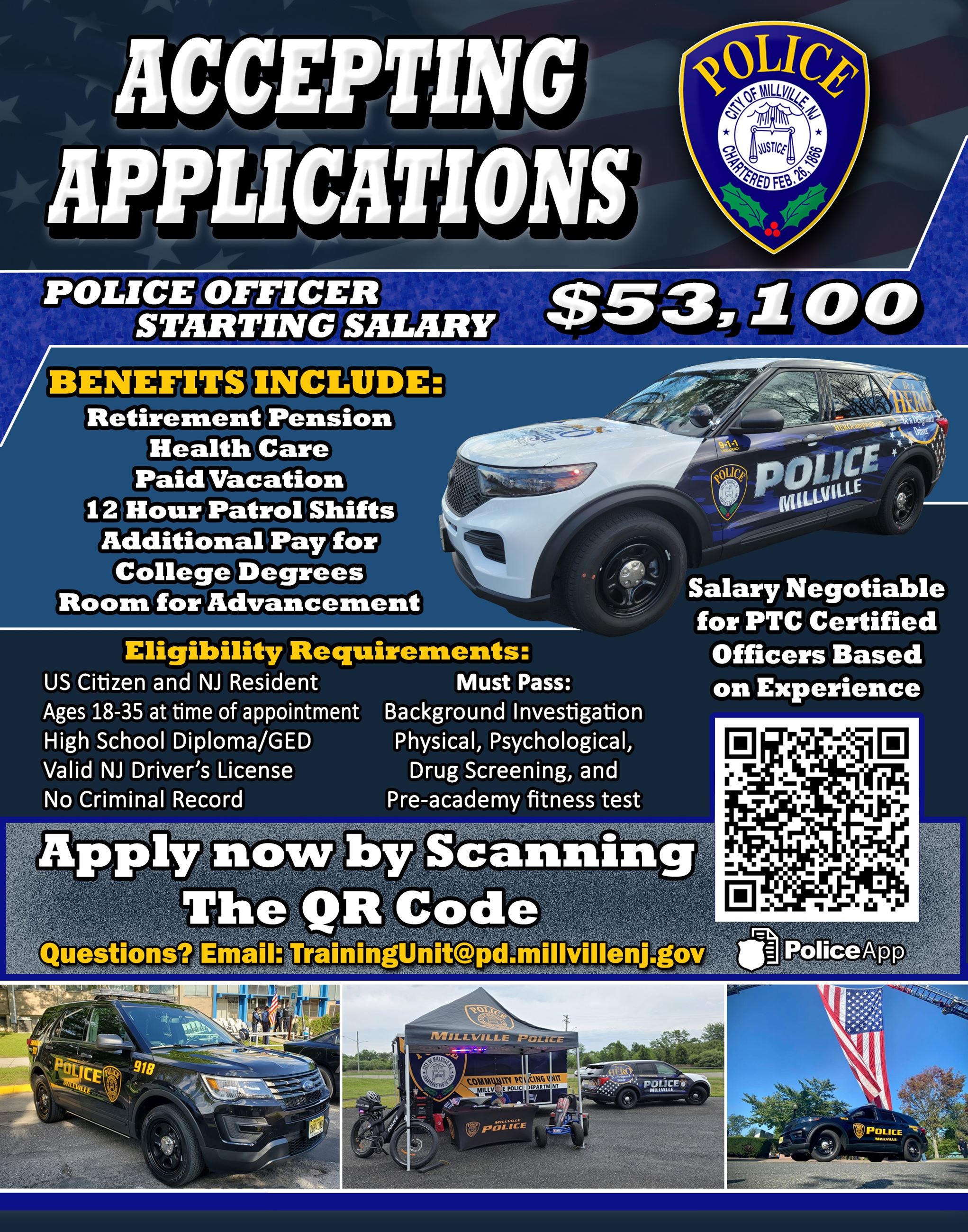 recruitment poster police app